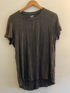 AVIA Women’s Crew Neck Short Sleeve T-Shirt - Charcoal